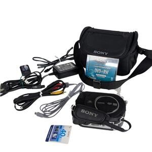 Sony hybrid camcorder dead stock untested Selling PARTS complete set DCR-DVD NWT